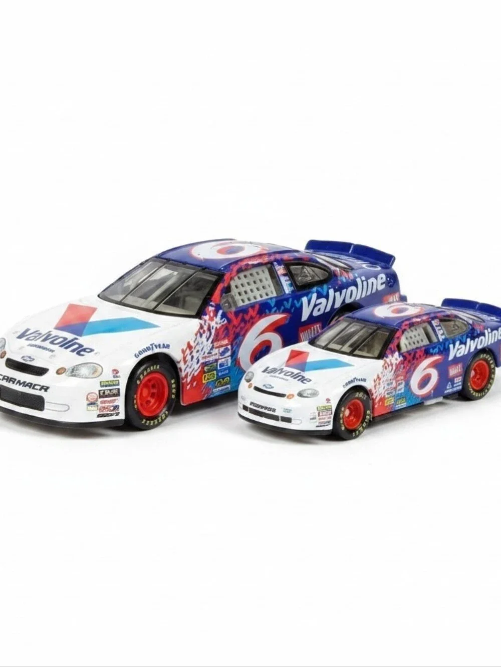 1998 Hot Wheels Racing Special 2 Car Pack Nascar #6 Valvoline 1:43 & 1:64 New In